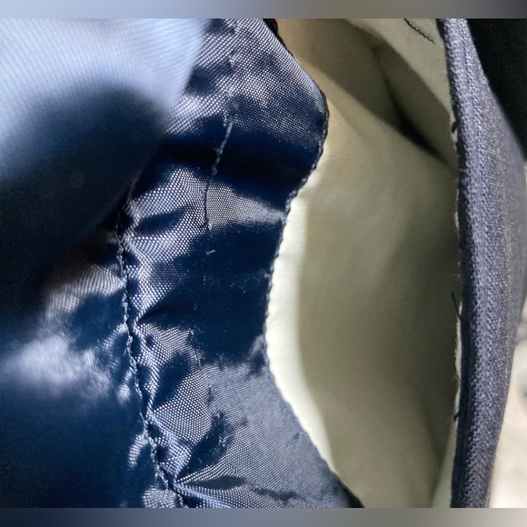 Wool Cordovan & Grey Navy Double-Breasted Blazer with Gold Buttons Sz 42L - Picture 2 of 16